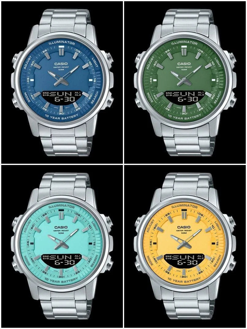Casio AMW-880D-9AVDF Men’s-Digital Stainless Steel Watch